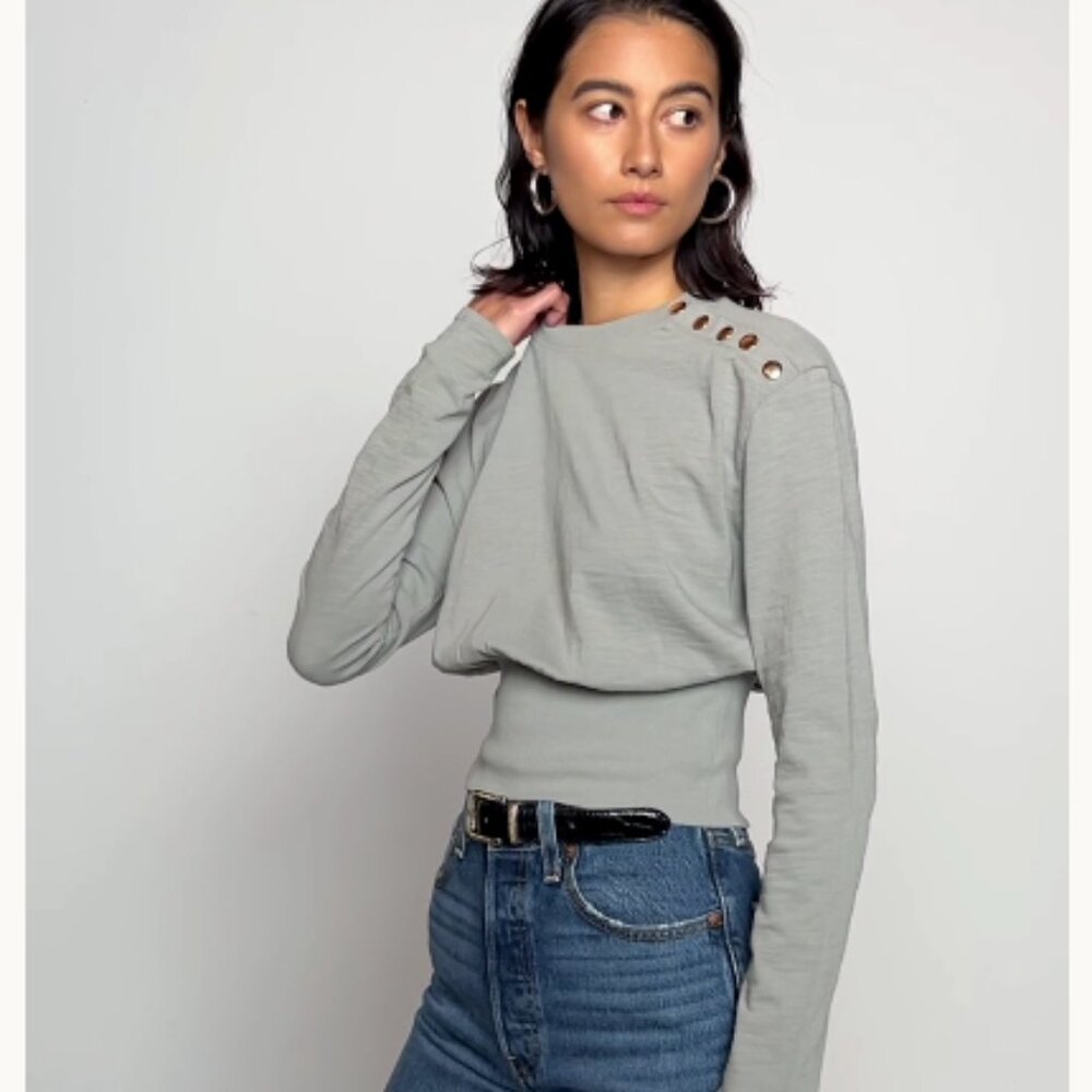 Brand New NATION LOS ANGELES MONIQUE BANDED TOP